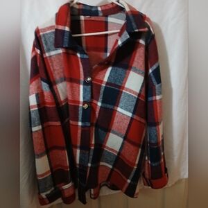 Red and Blue Plaid Shirt